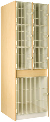 29" Deep Instrument Storage with Acousti-Grille Doors 89628 278429 A - Steven's I.D.SYSTEMS®